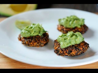 Tortitas de camote y quinoa