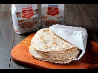 Tortillas de harina integral
