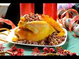 Pollo relleno navideño - Stuffed christmas chicken - Cocina al Natural