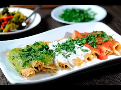 Enchiladas mexicanas - Recetas de antojitos mexicanos