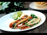 Tacos de carne enchilada - Receta fácil y rápida