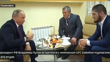 Khabib meets Putin: Russian president congratulates UFC champ on ‘worthy’ victory
