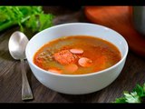 Sopa de lentejas charras - Receta fácil de Cocina al Natural