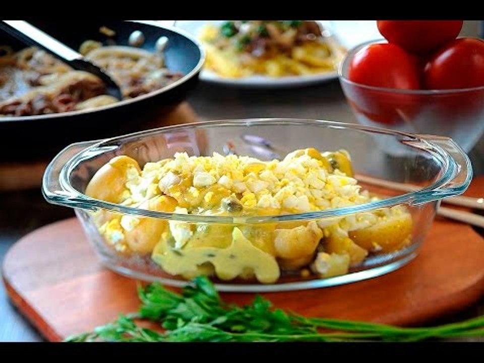 Papas a la mostaza