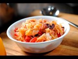 Fideos con camarones y pulpo - Receta con mariscos