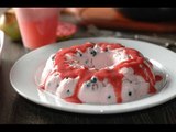 Gelatina de yogurt con frutos rojos