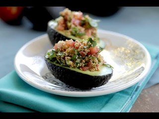 Aguacates vegetarianos a la mexicana