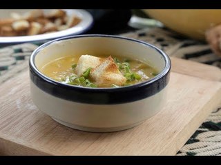 Sopa de calabaza con camote