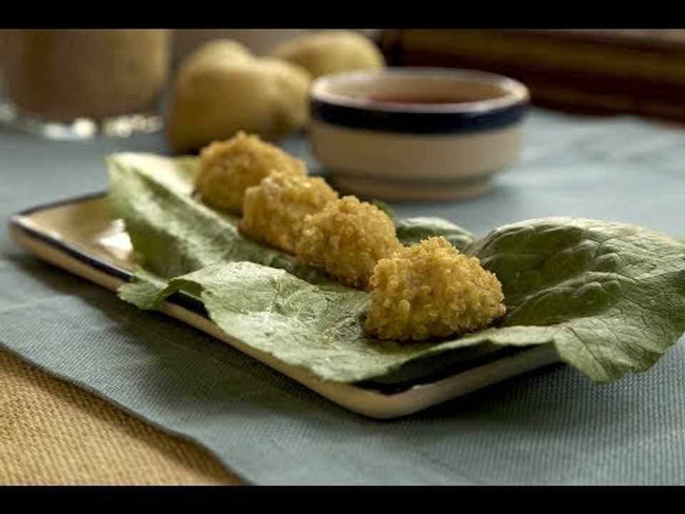 Bolitas de quinoa con papa- Botana vegetariana
