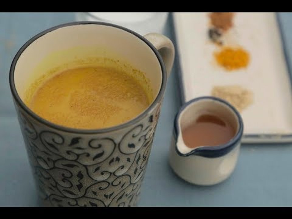 Leche dorada para el insomnio