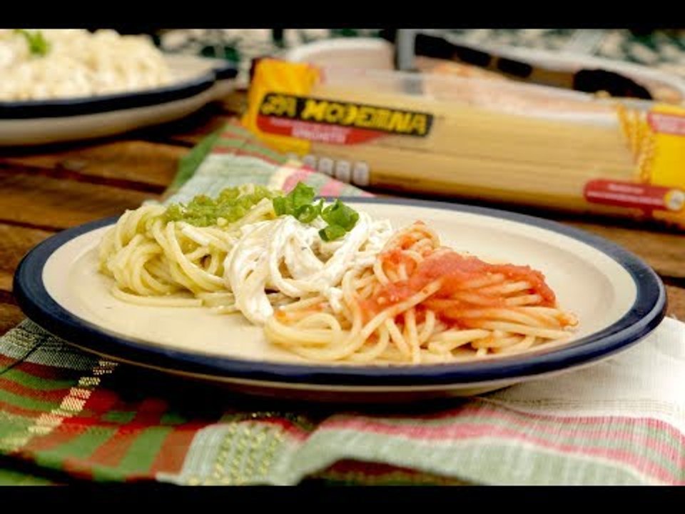 Spaghetti tricolor