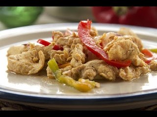 Pollo con pimientos a la paprika