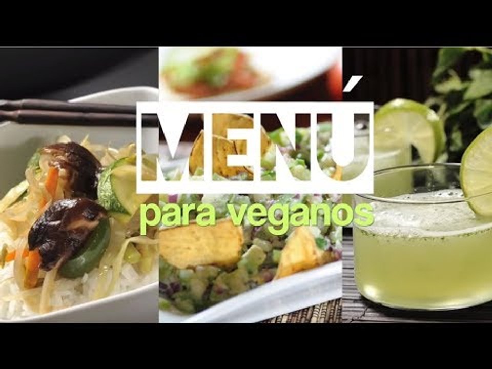 Menú para veganos
