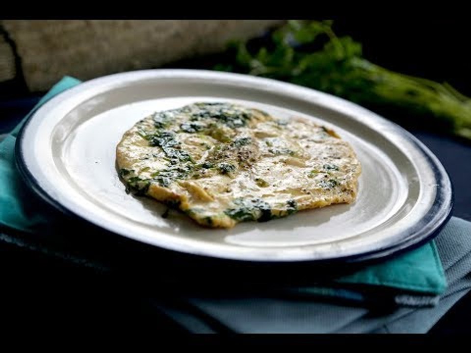 Milanesa de pollo al cilantro