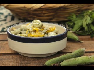 Habas con chile manzano o habas bravas