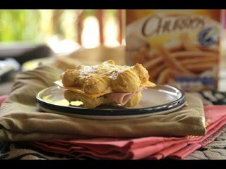 Tortuguitas de jamón y queso