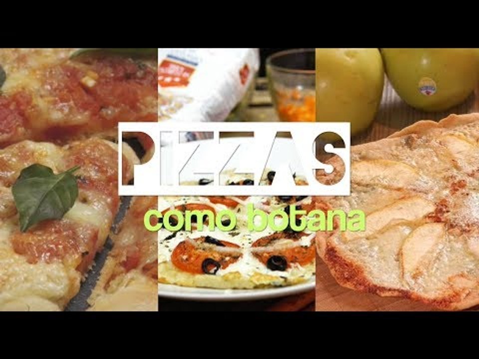 Pizzas como botana