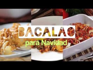 Recetas de bacalao para Navidad
