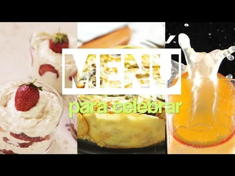 Menú para celebrar