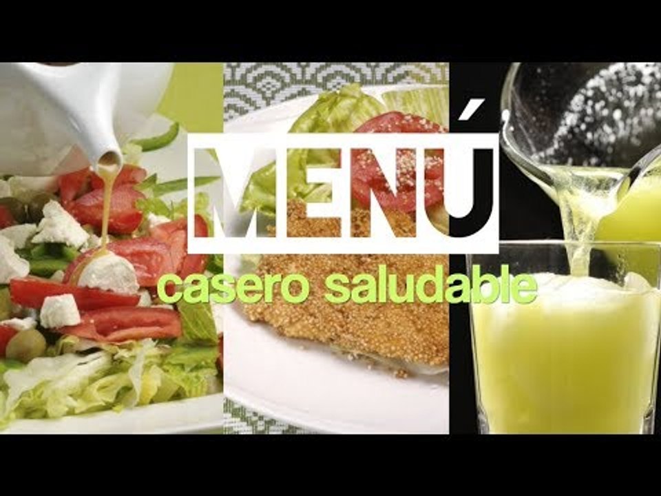 Menú casero saludable
