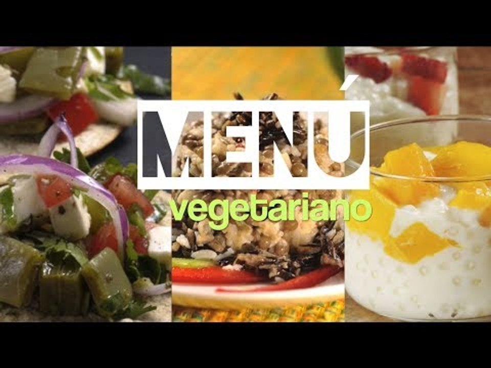 Menú Vegetariano - ¿Qué hago de comer hoy?