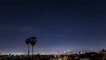 La fusée Falcon 9 dans le ciel de Los Angeles (Timelapse)