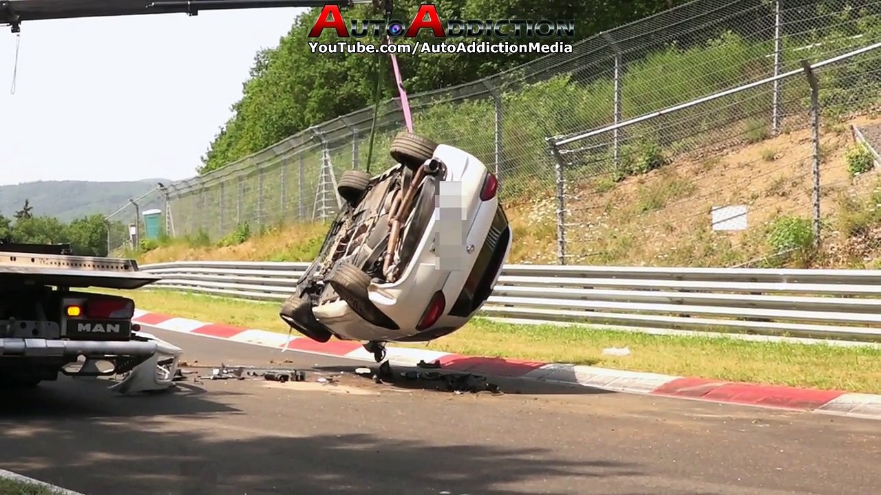 TOP 6 BIG Crashes at the Nürburgring Nordschleife during Public Driving Sessions