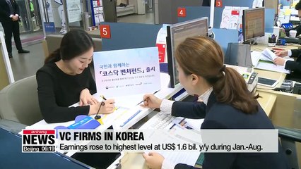 Return of VC firms in Korea rose to record-high