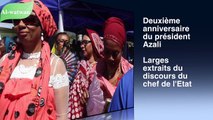 Allocution du chef de l’Etat prononcée  à Mtsangadjuu ya Dimani Dans le cadre de la cérémonie d’inauguration de la route Washili-Dimani et de présentation du b