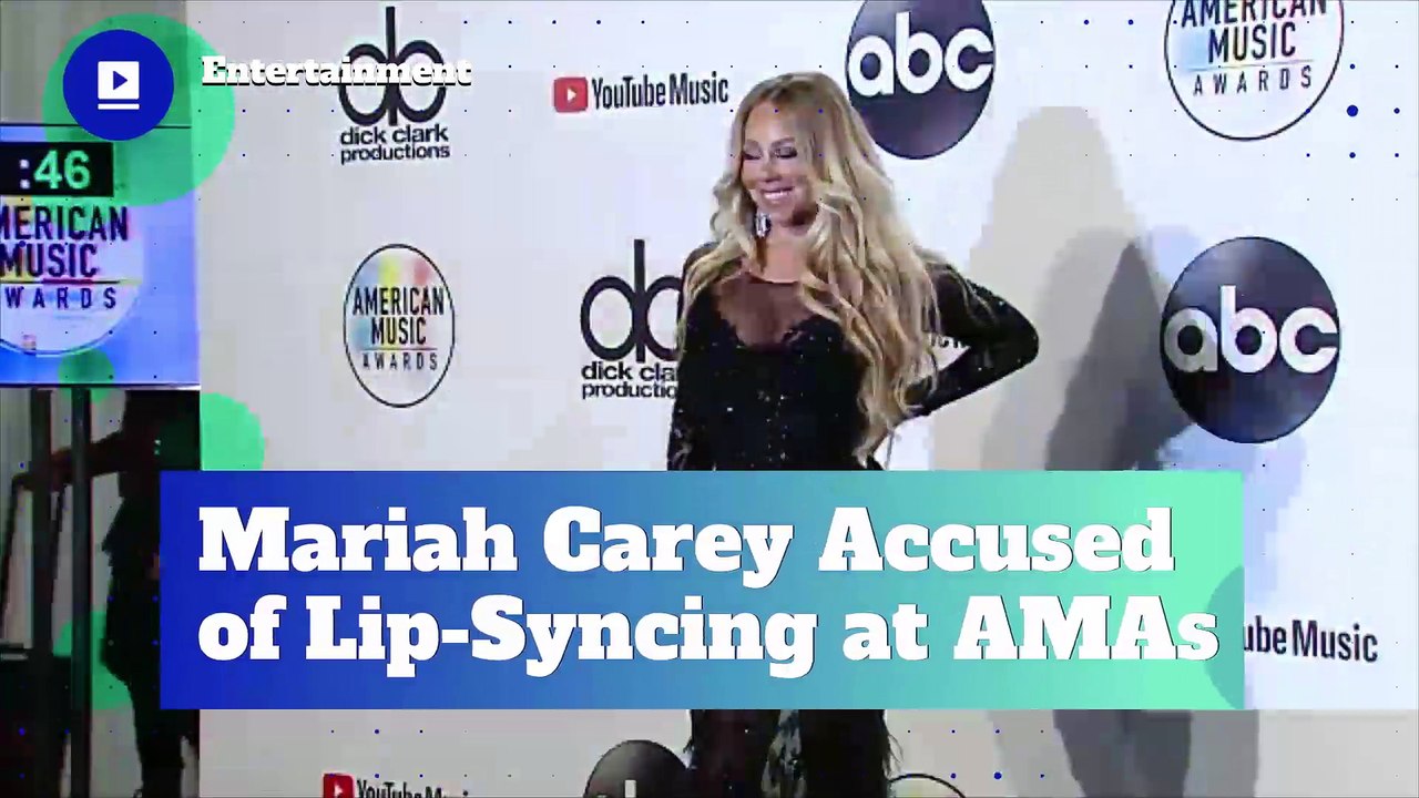 Mariah Carey Accused of Lip-Syncing at AMAs