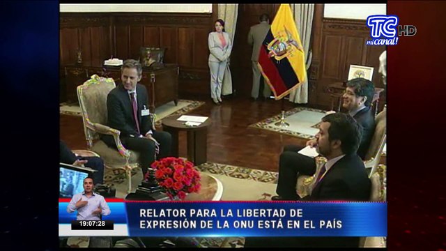 Relator de la ONU presenta aportes para reformas de ley