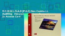 D.O.W.N.L.O.A.D [P.D.F] Gen Combo LL Auditing   Assurance Services; Connect 2s Access Card