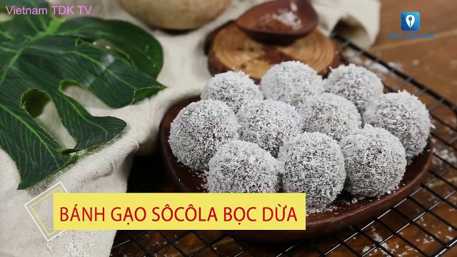 Hướng dẫn cách làm BÁNH GẠO SOCOLA BỌC DỪA | Vietnam TDK TV