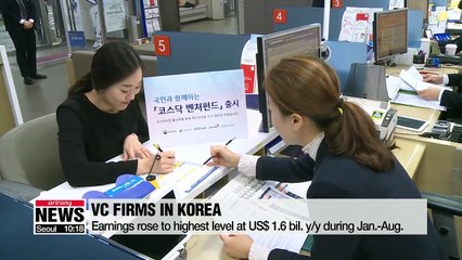 Return of VC firms in Korea rose to record-high