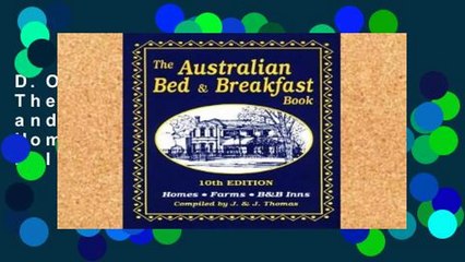 D.O.W.N.L.O.A.D [P.D.F] The Australian Bed and Breakfast Book: Homes, Farms, B.and B.Inns