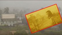 Cyclone Titli hits Odisha Coast, Trees Uprooted, Flights Trains Affected | Oneindia News