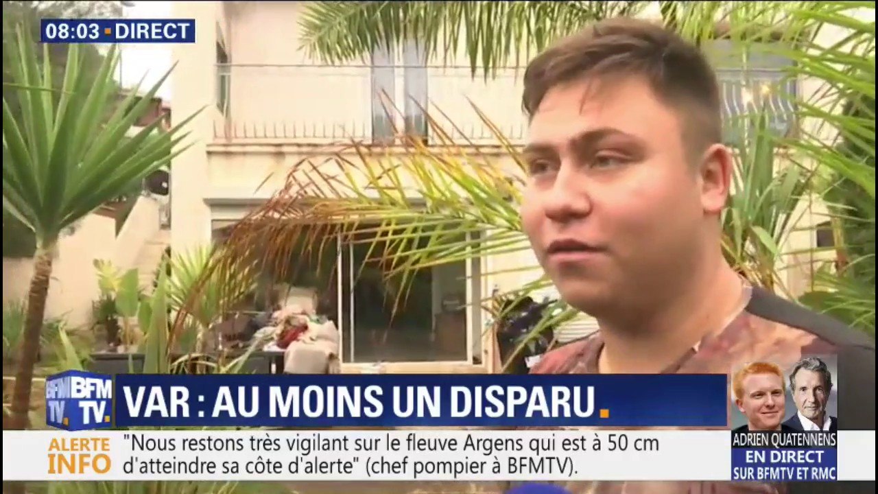 "Ma mère flottait avec son lit." Un habitant de Sainte-Maxime témoigne de la montée des eaux chez lui cette nuit