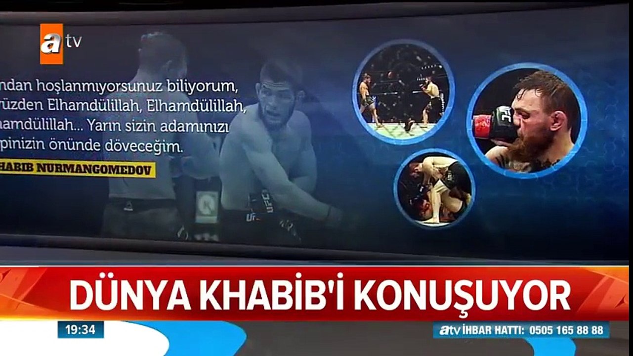 CONOR MCGREGOR VS KHABİB NURMAGOMEDOV, 6 EKİM 2018, İSLAMA FOBİYE DEMİR YUMRUK