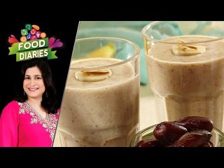 Banana Date Shake Recipe by Chef Zarnak Sidhwa 15 May 2018