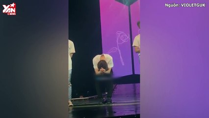 Jungkook vừa hát vừa khóc