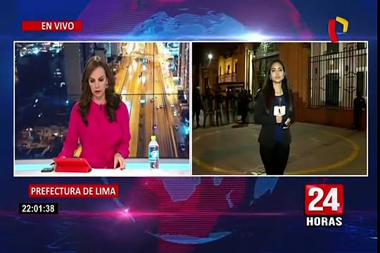 Simpatizantes de Keiko Fujimori realizan vigilia en los exteriores de la Prefectura de Lima