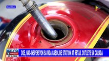 DOE, nag-inspeksyon sa mga gasoline station at retail outlets sa Caraga