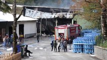 Fabrika 6 Saat Boyunca Alev Alev Yandı, Yangının Tahribatı Gün Ağarmasıyla Ortaya Çıktı