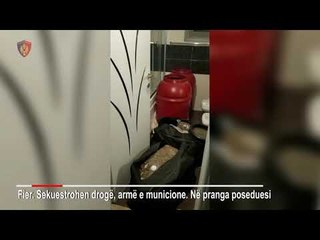 Ora News - Fieri, 37-vjeçari kapet duke hedhur pistoletën nga brezi, polici i sekuestron edhe drogë