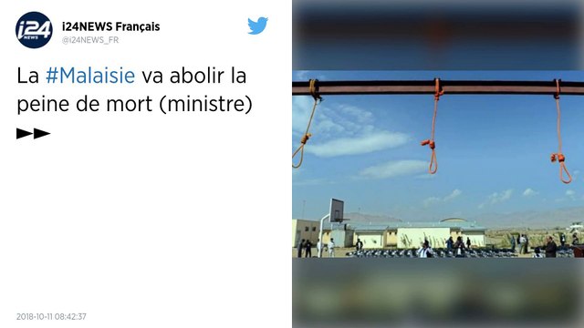 Abolition de la peine de mort en Malaisie.