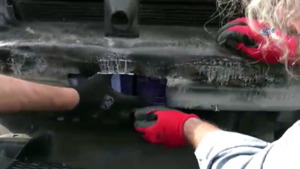 Yabancı uyruklu şahısların otomobilinden 83 kilo eroin çıktı