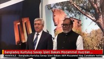 Bangladeş Kurtuluş Savaşı İşleri Bakanı Mozammel Huq'dan Çanakkale Valiliği'ne Ziyaret