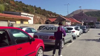 Report TV - Kpashticë, rradhë të gjata në palën Shqiptare, shkak problemet me sistemin