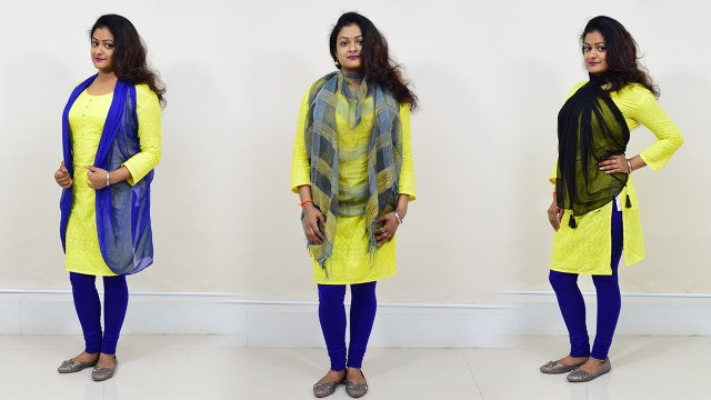 Dupatta DIY: Wear Dupatta in 3 Different Style | दुपट्टा पहनने के 3 stylish तरीके | Boldsky