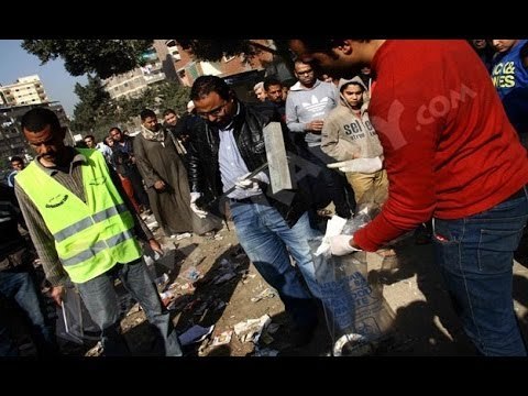 شهود عيان يرون تفاصيل انفجار معهد مندوبى الشرطة بعين شمس